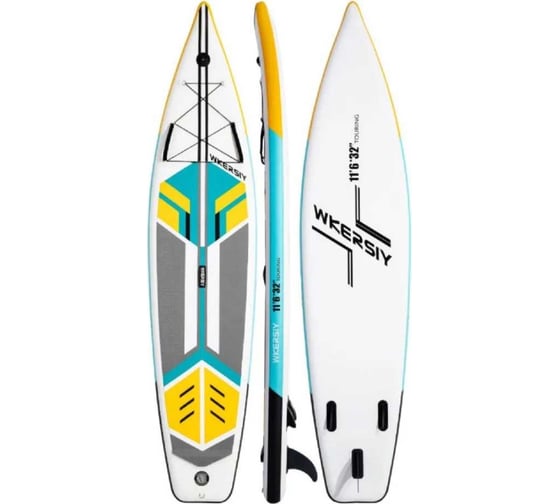 Изображение товара Доска для SUP-серфинга Nonstopika зеленый, туринговый, Wkersiy SYFD350GREEN