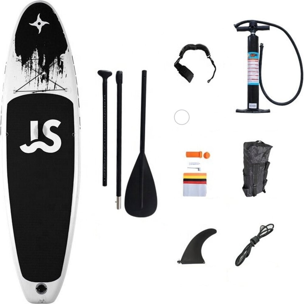 Изображение товара Доска для SUP-серфинга Nonstopika белый черный прогулочная 335см 180кг