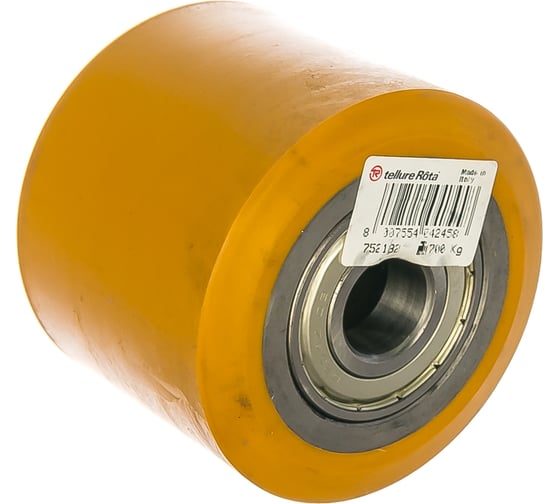 Изображение товара Ролик (82х70 мм; 700 кг; ось 20 мм; полиуретан/металл) Tellure Rota 752132