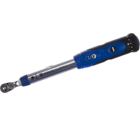 Изображение товара Динамометрический ключ NORGAU предельный с трещоткой 1/4"; 5-25 Нм, тип NTW21-002R 051110002