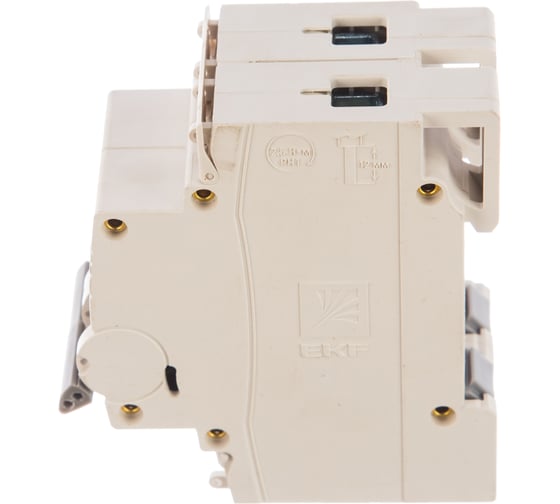 Изображение товара Автоматический двухполюсный выключатель EKF 6А С ВА47-63 4.5кА PROxima mcb4763-2-06C-pro