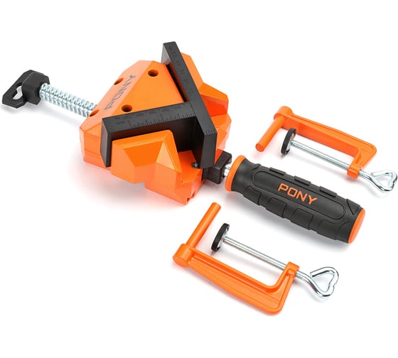 Изображение товара Угловая струбцина Pony Jorgensen с настольными зажимами 9180