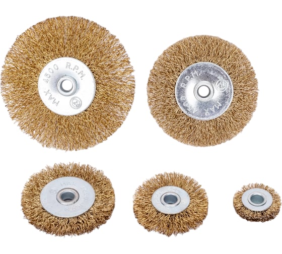 Изображение товара Набор щеток дисковых 5 шт. для дрели Biber 70990 тов-076234
