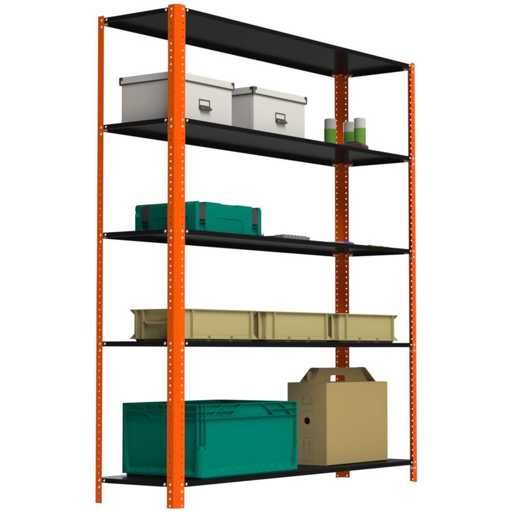 Изображение товара Стеллаж металлический металлический Metalex AIR 1800x1600x300 мм, 5 полок