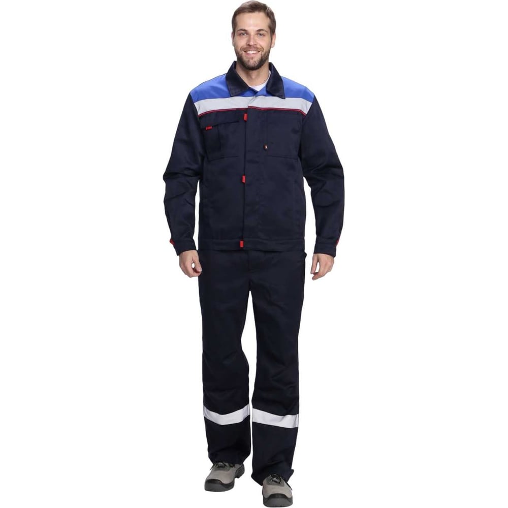 Изображение товара Костюм рабочий с брюками Факел Фаворит-1 СОП, усиленный UZ, рост 182-188, темно-синий