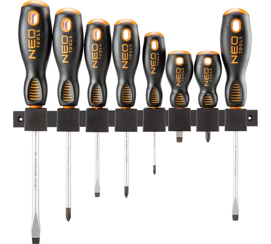 Изображение товара Набор отверток NEO Tools SL/PH 8 шт двухкомп рукоятка 04-207