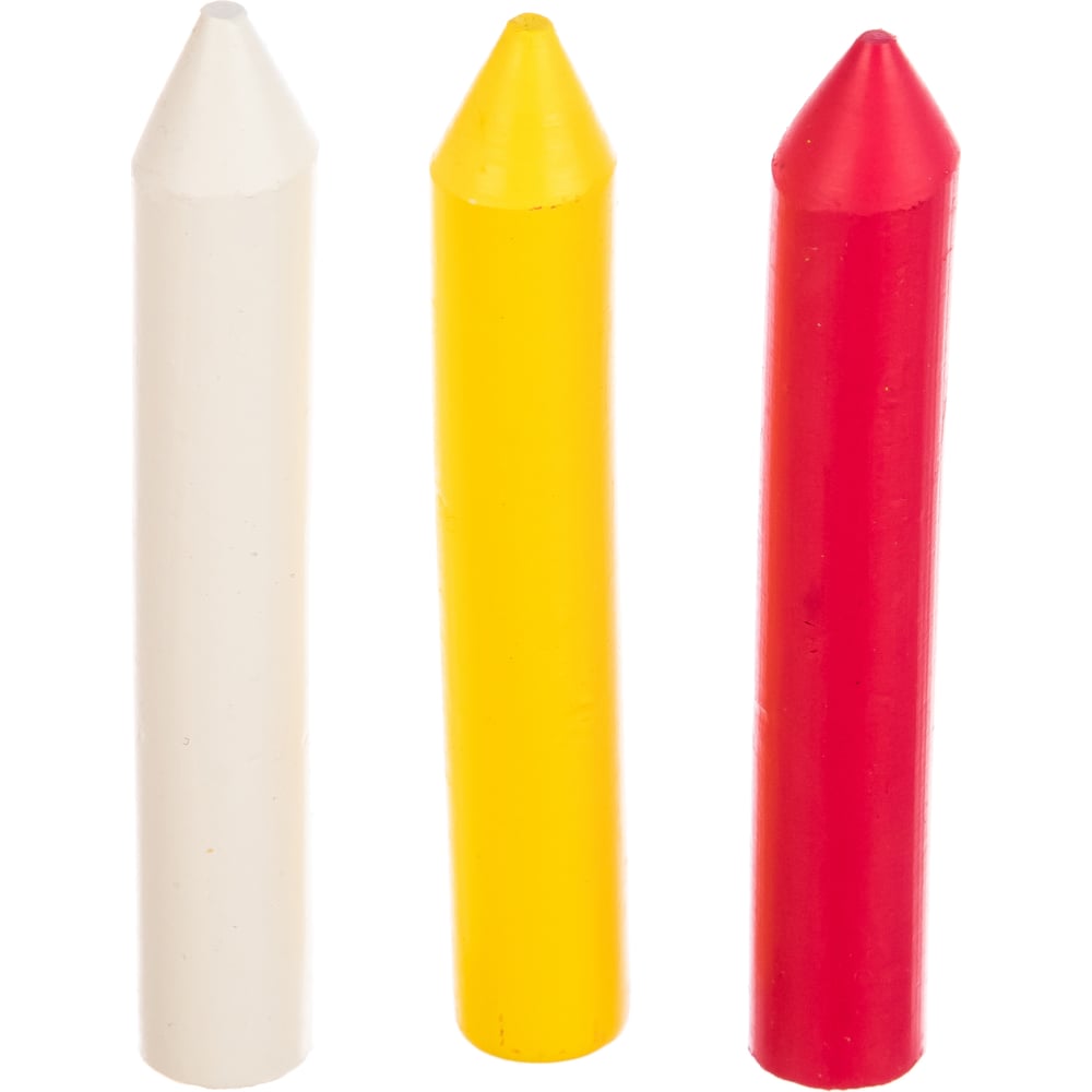 Изображение товара Мел набор TOPEX 3 шт. в ярких цветах диаметр 13 мм длина 85 мм