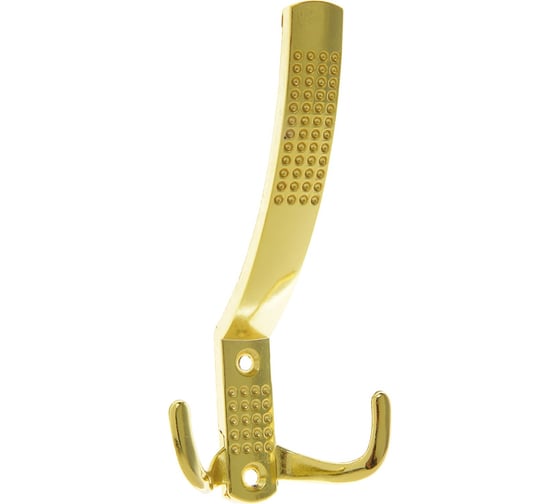 Изображение товара Мебельный крючок ТУНДРА KM302GP трехрожковый, цвет золото 1866172