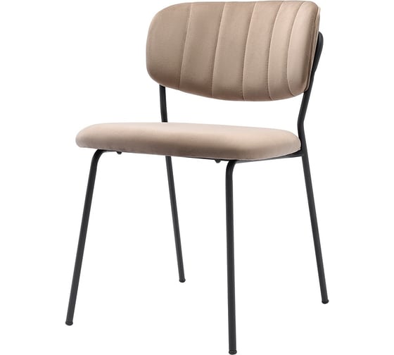 Изображение товара Стул Bergenson Bjorn Eirill, велюр, светло-коричневый BB0000107