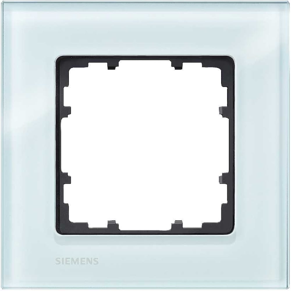 Одноместная рамка Siemens 5TG1201 DELTA MIRO - фото 1