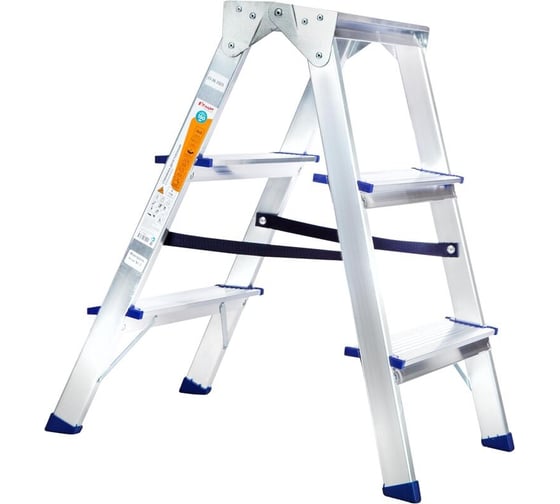 Изображение товара Алюминиевая стремянка Комус 2x3 ступени 1506697