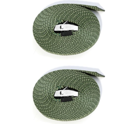 Изображение товара Ремень крепления груза STVOL с фиксатором, 3 м, 350 кг, 2 шт. SLS3