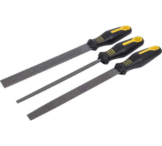 Изображение товара Набор рашпилей по дереву TOPEX 200 мм, 3 шт. 06A330