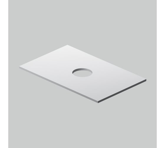 Изображение товара Столешница под накладную раковину, для тумбы 80 см, AM.PM Universal цвет белый глянец M8FST0801WG