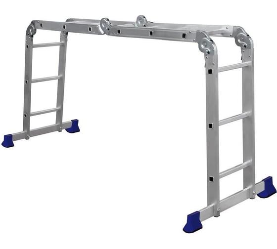 Изображение товара Лестница-трансформер Комус алюминиевая, 4-х секционная, 4x3 ступени 1506699