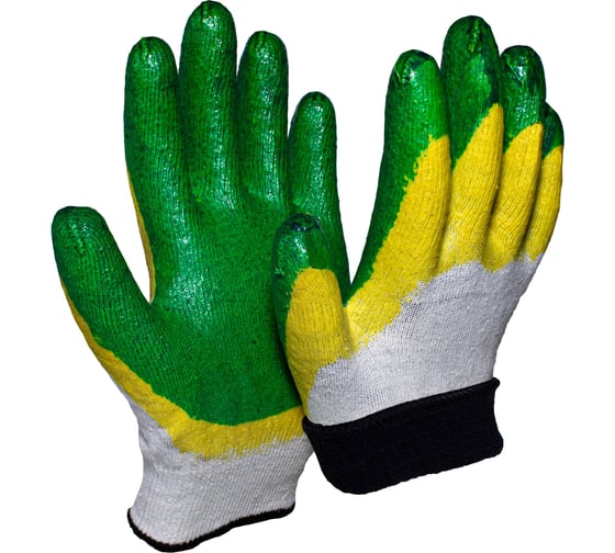 Изображение товара Утепленные перчатки с двойным латексным покрытием ООО Компания САБ с вкладышем, двойные, 13 класс, 200 пар ПЕР10.26