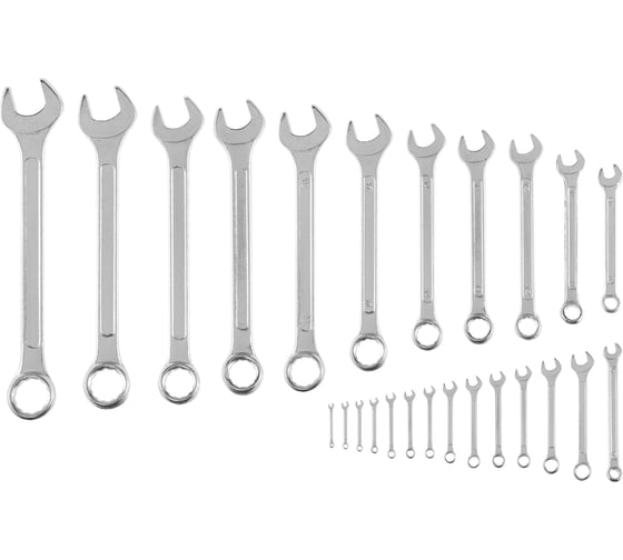 Изображение товара Набор комбинированных ключей Top Tools 6-32 мм, 25 шт. 35D370