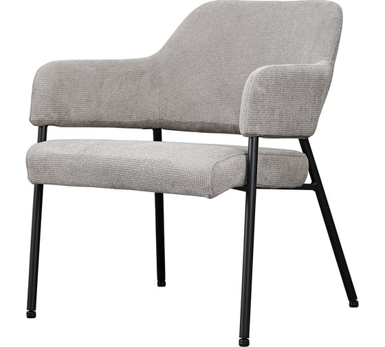 Изображение товара Кресло Bergenson Bjorn Wendy, фактурный шенилл, серое BF-ACH-WND-CHL-GR