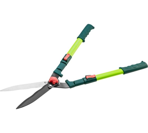 Изображение товара Ножницы для живой изгороди (с волнистыми лезвиями, телескопические) 670 - 880 мм VERTO 15G312