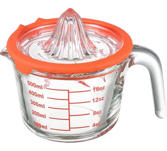 Изображение товара Мерный кувшин с соковыжималкой Smart Solutions 500 мл SFE-SS-MJ-GLS-RD-500