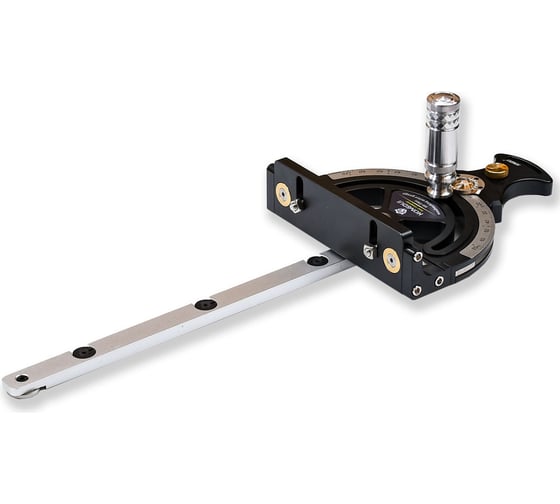 Изображение товара Направитель для пиления HD MITER GAUGE с угломером, для шины T-TRACK Hongdui М00021314  