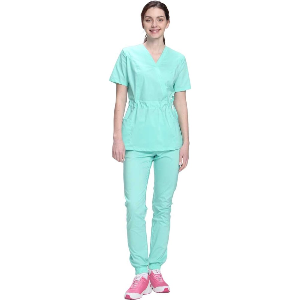 Изображение товара Женский хирургический костюм Факел Модерн-004 MedLine, мятный, размер 60 87488517.011