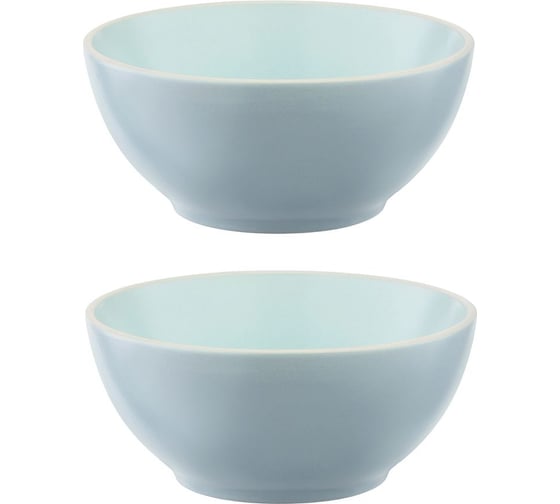 Изображение товара Набор чаш Liberty Jones Simplicity, 470 мл, голубые, 2 шт. LT_LJ_BWSM_CRW_470