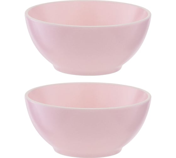 Изображение товара Набор чаш Liberty Jones Simplicity, 470 мл, розовые, 2 шт. LT_LJ_BWSM_CRR_470