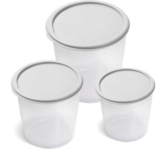 Изображение товара Многофункциональный круглый высокий контейнер Martika 3 шт. С267