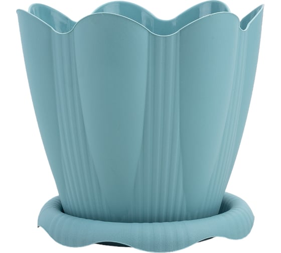 Изображение товара Горшок с поддоном Martika Эдельвейс 3 л, диам. 20 см, колор С192К