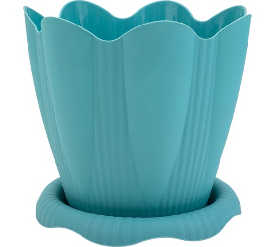 Изображение товара Горшок с поддоном Martika Эдельвейс 1.5 л, диам. 16 см, колор С191К