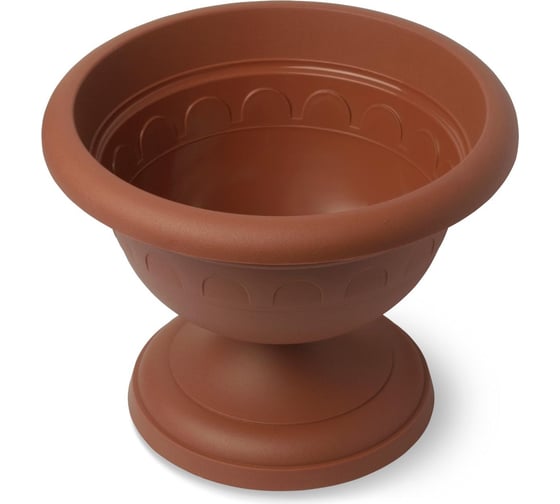 Изображение товара Вазон низкий Martika Колывань 5.3л, диам. 30 см, терракотовый С146Т