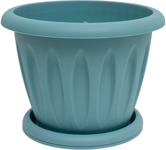 Изображение товара Горшок для растений Martika Фелиция колор 0.9л, диам. 140 мм, с поддонником С102К