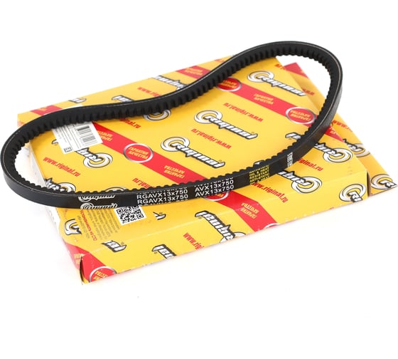Изображение товара Ремень приводной клиновой 13x750 мм для а/м Газель Бизнес УМЗ 4216 Евро-3 Riginal RGAVX13x750