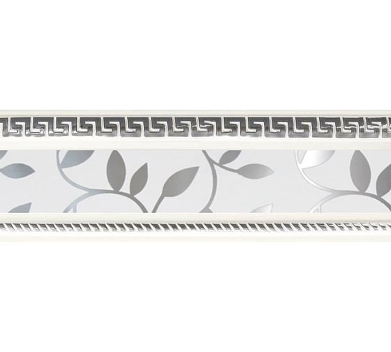Изображение товара Багет Эскар 7 см, антик, инкрустация серебро, 200 см 29609200