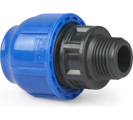 Изображение товара Муфта компрессионная RTP наружн.резьба pn16 d 50x2" для пэ труб, ртп 27934