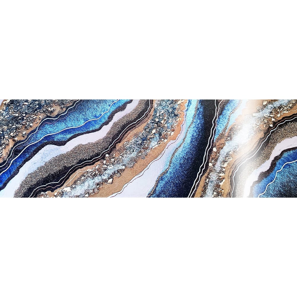 Изображение товара Багет Эскар 7 см с шармом синее золото 240 см для картин и фоторамок