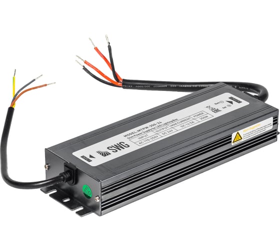 Изображение товара Блок питания SWG Mini al tpw, 350w влагозащитный, 24v, , шт MTPW-350-24