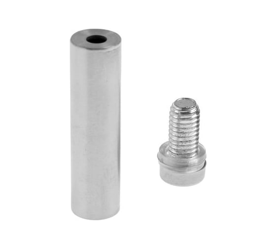 Изображение товара Дистанционный держатель для табличек ТУНДРА 12x50 мм, цвет матовый никель, 10 шт. 4679247