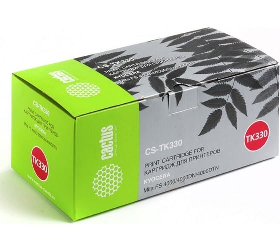 Изображение товара Лазерный картридж Cactus CS-TK330 черный, 20000 страниц, для Kyocera Mita FS 4000/4000DN/4000DTN 690219
