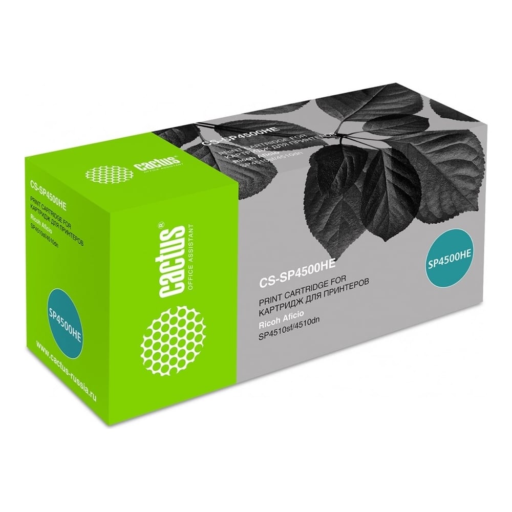Изображение товара Лазерный картридж Cactus CS-SP4500HE 12000 страниц для Ricoh Aficio SP 4510DN