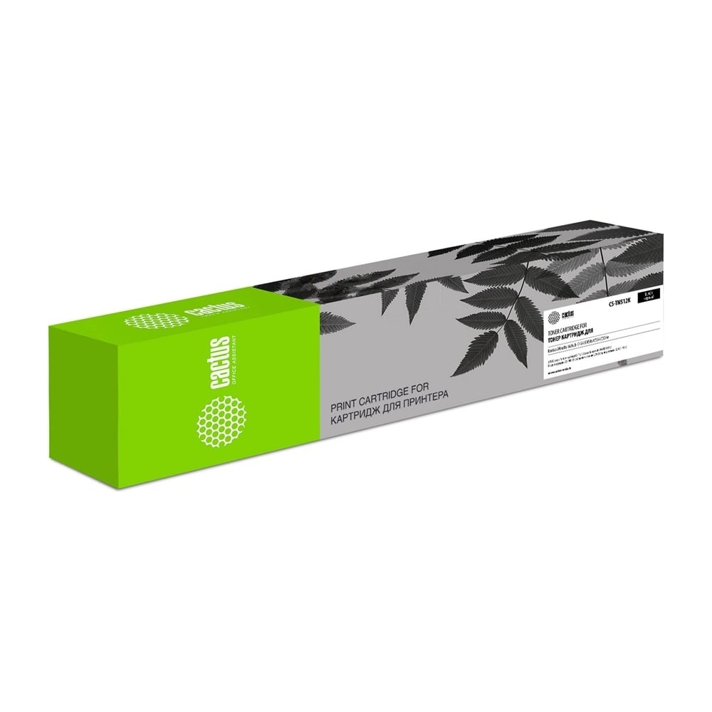 Изображение товара Лазерный картридж Cactus CS-TN512K  черный 27500 страниц для Konica Minolta bizhub C454