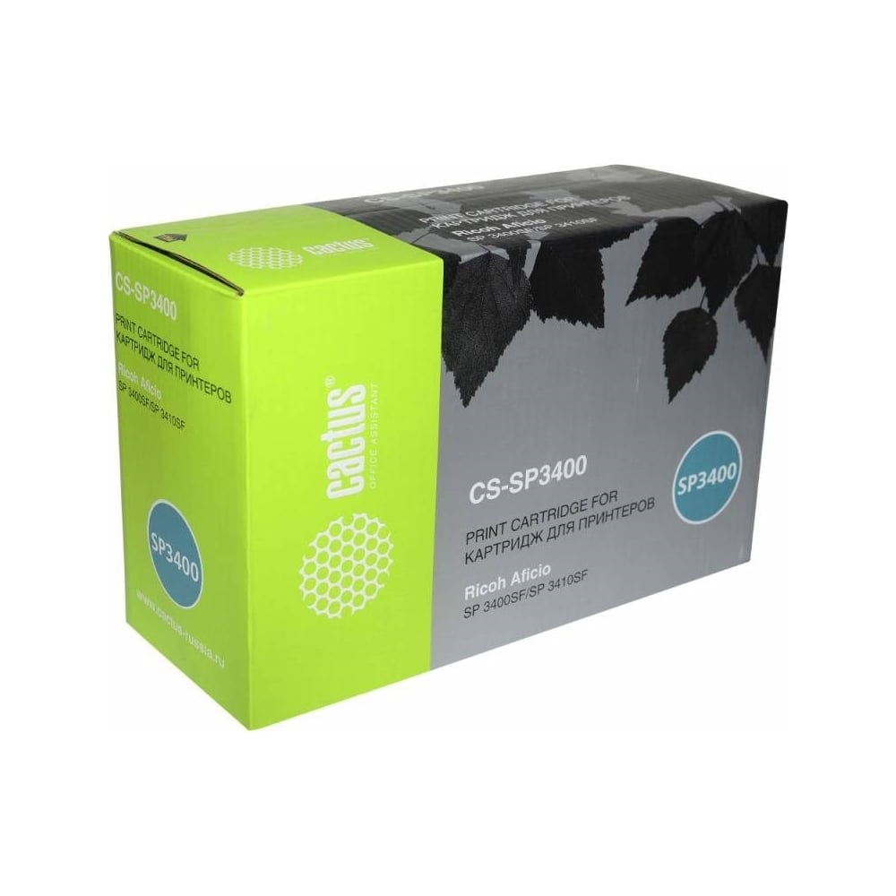Изображение товара Лазерный картридж Cactus CS-SP3400 черный для Ricoh, 5000 страниц