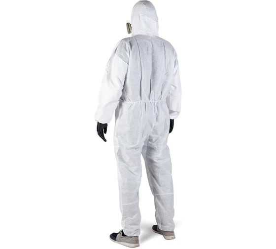 Изображение товара Комбинезон химзащиты Jeta Safety с дышащей задней частью, пл.65 г/м², р.XXXL/56-58, JPC-66-XXXL