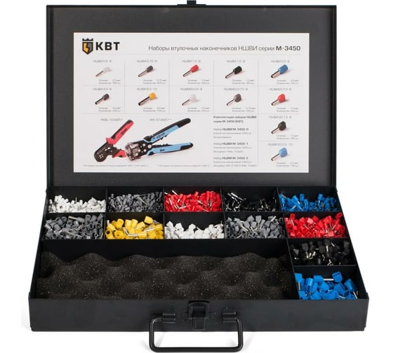 Изображение товара Набор втулочных наконечников НШВИ КВТ М-3450-0 75269