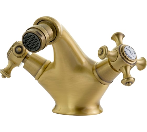 Изображение товара Смеситель для биде Migliore PRESTIGE донный клапан "click-clack", бронза 31603