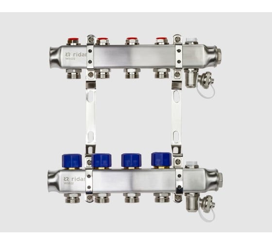 Изображение товара Комплект коллекторов Ридан SSM-7R set с кронштейнами, 7 контуров 088U0977R