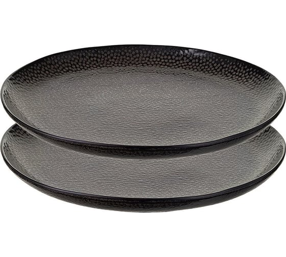 Изображение товара Набор тарелок Liberty Jones Dots, Ø21 см, черные, 2 шт. LT_LJ_SPLDT_CRB_21