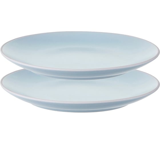 Изображение товара Набор тарелок Liberty Jones Simplicity, Ø21,5 см, голубые, 2 шт. LT_LJ_SPLSM_CRW_21