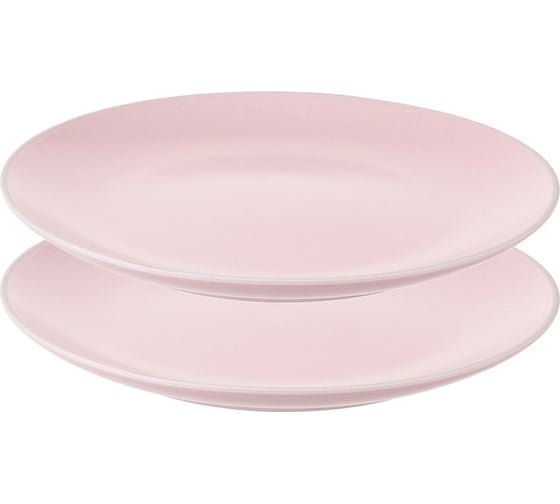 Изображение товара Набор тарелок Liberty Jones Simplicity, Ø21,5 см, розовые, 2 шт. LT_LJ_SPLSM_CRR_21